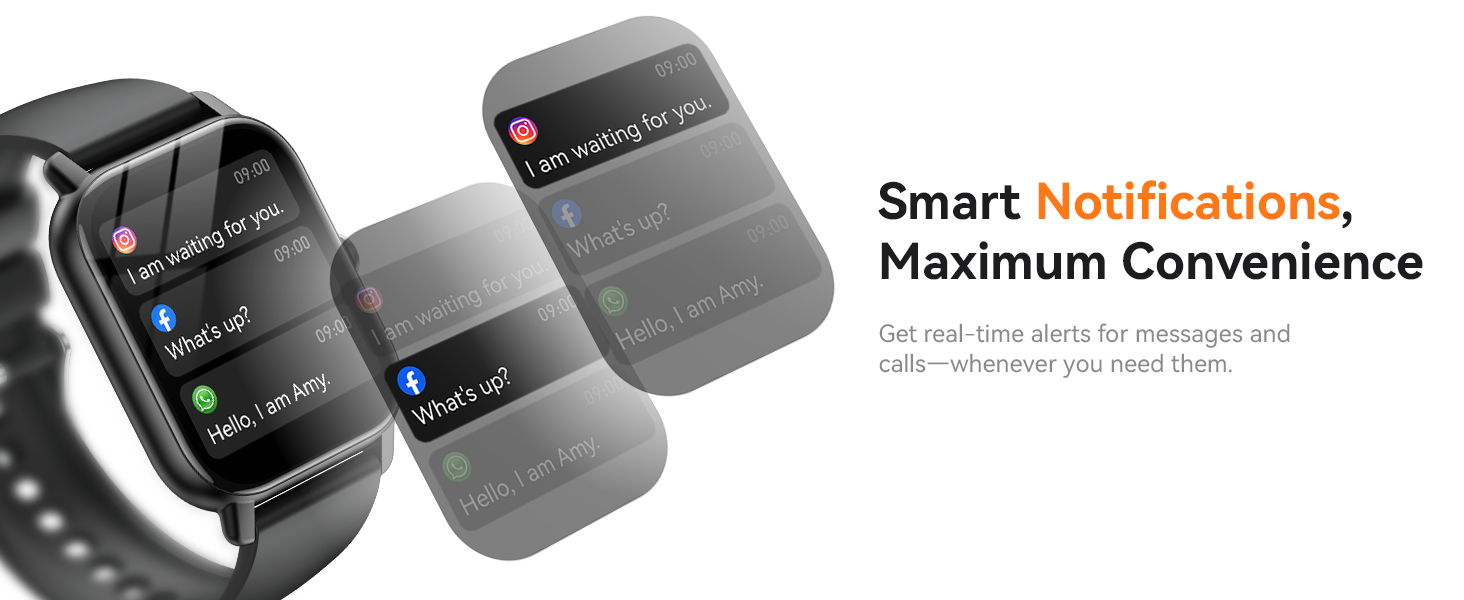 smart watch with notification