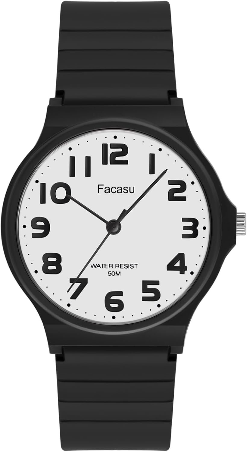 Analog Kids Watch for Boys Girls,50M Waterproof Children Quartz Soft Strap,Easy to Read Time Watch for Kids Girls Boys Ages 5-12