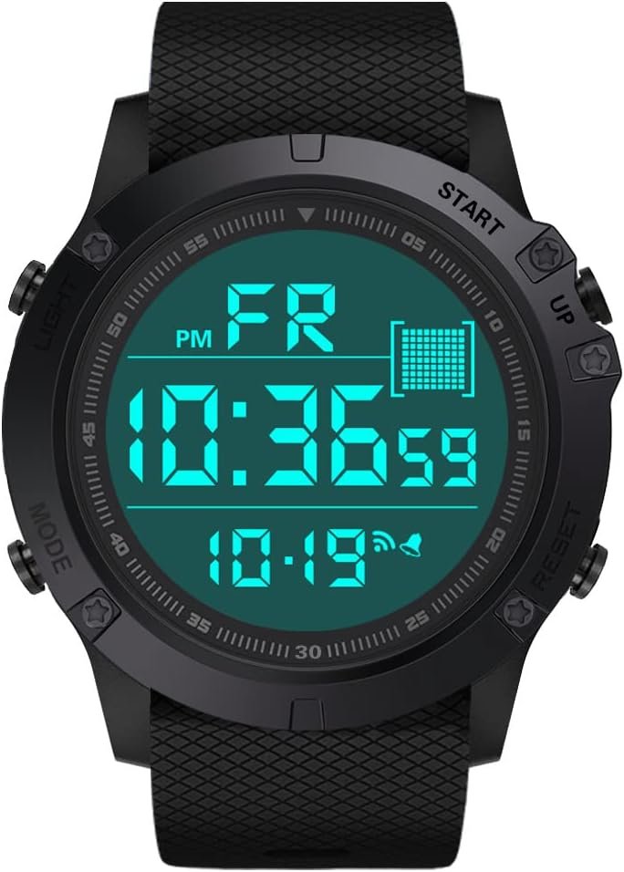 51d_gkZt8kL._AC_SL1024 Men's Digital Sports Watch Military Electronic Waterproof Wrist Watches for Men with Stopwatch Countdown Timer Alarm Date LED Backlight