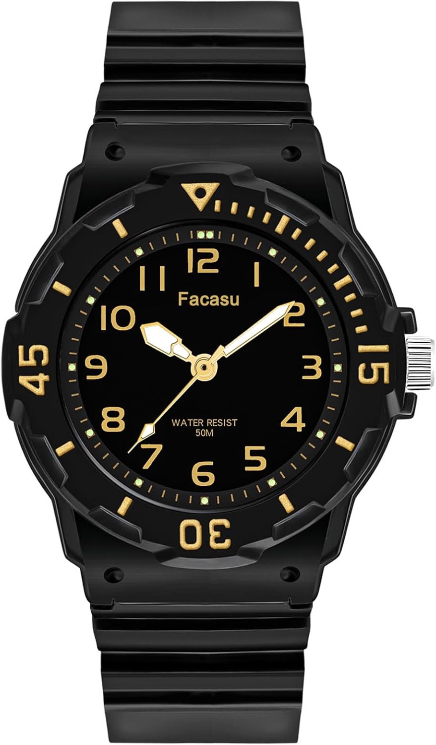 Kids Analog Watch for Boys Girls,50M Waterproof Children Quartz Soft Strap,Easy to Read Learn Time Watch for Kids Ages 3-12