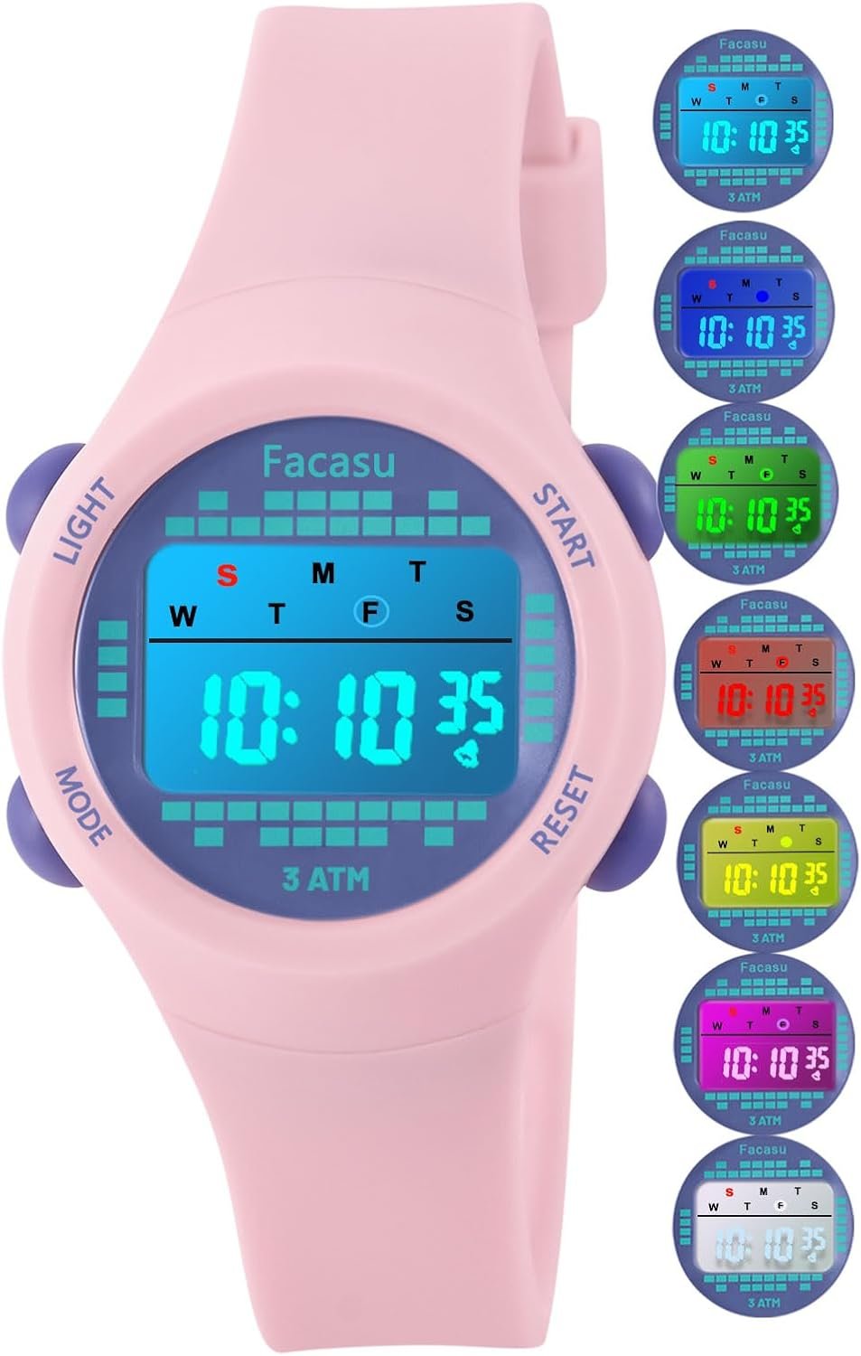 Kids Digital Watch for Girls Boys,Children's Waterproof Colorful Light UP Outdoor Sport Watch with Stopwatch Alarm-Kids Gifts for Girls Boys