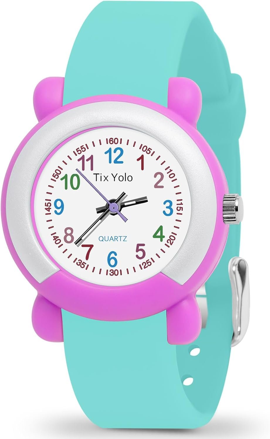 61NWtPFruGL._AC_SL1500-1 Kids Watch for Girls Boys,50M Waterproof Accurate Timekeeping Children Learning Time Easy to Read Student Sports Outdoor Analog Watches for Kids Toddlers Ages 3-8