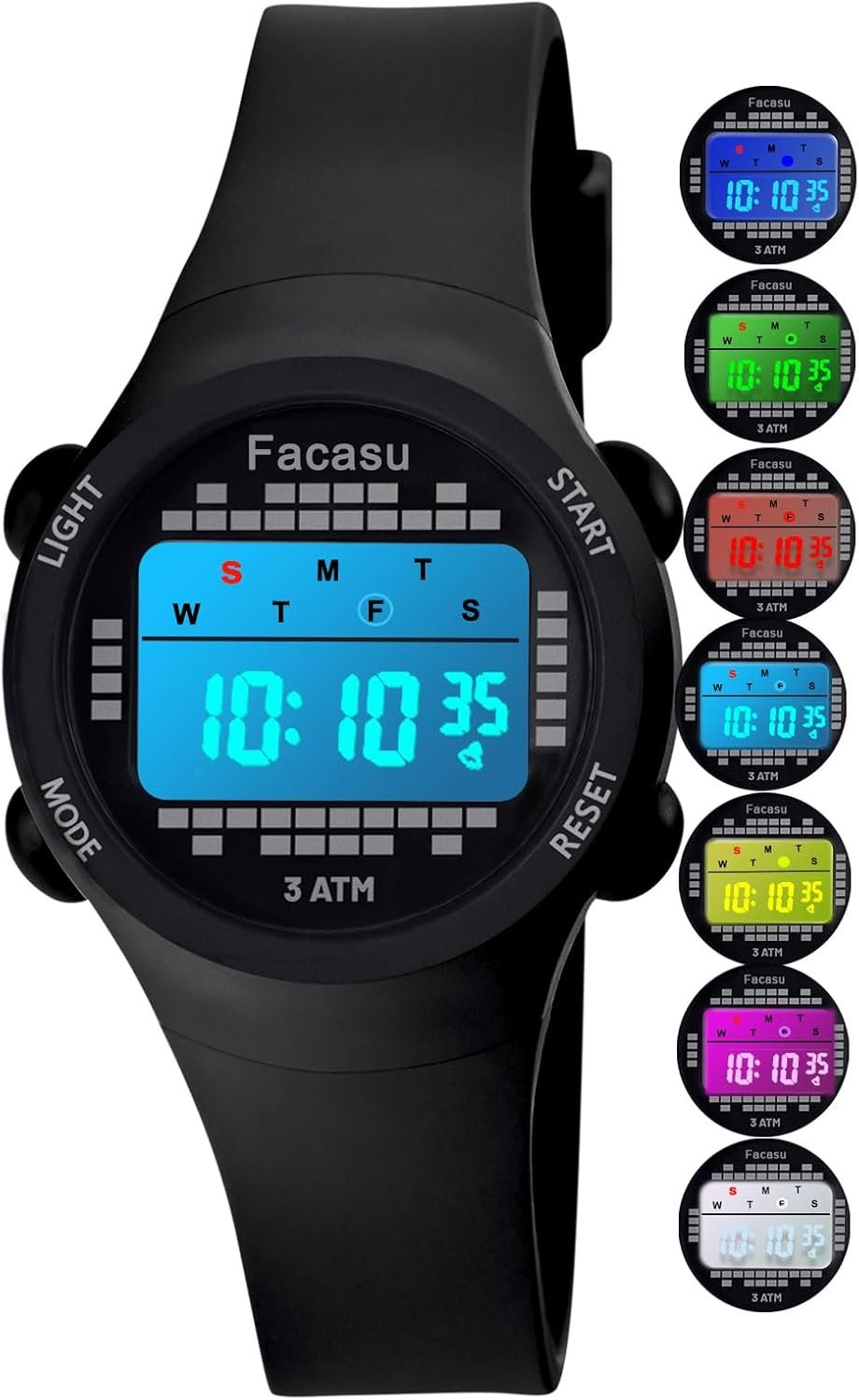 Kids Digital Watch for Girls Boys,Children's Waterproof Colorful Light UP Outdoor Sport Watch with Stopwatch Alarm-Kids Gifts for Girls Boys