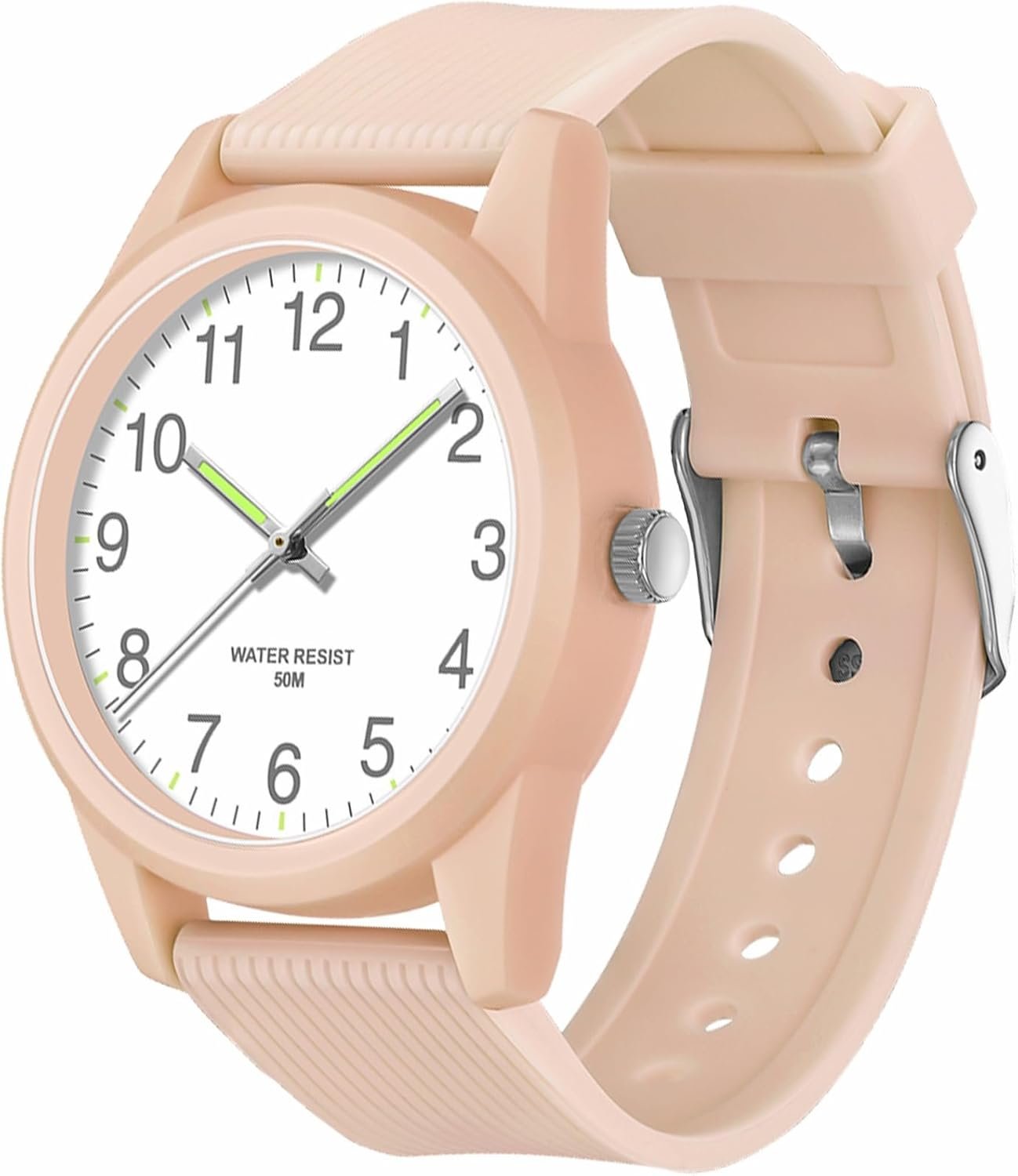 Kids Analog Watches for Girls Boys Watches with Soft Band Learning Time 50M Waterproof Children Watch Easy to Read for Ages 4-12 Kids Gift