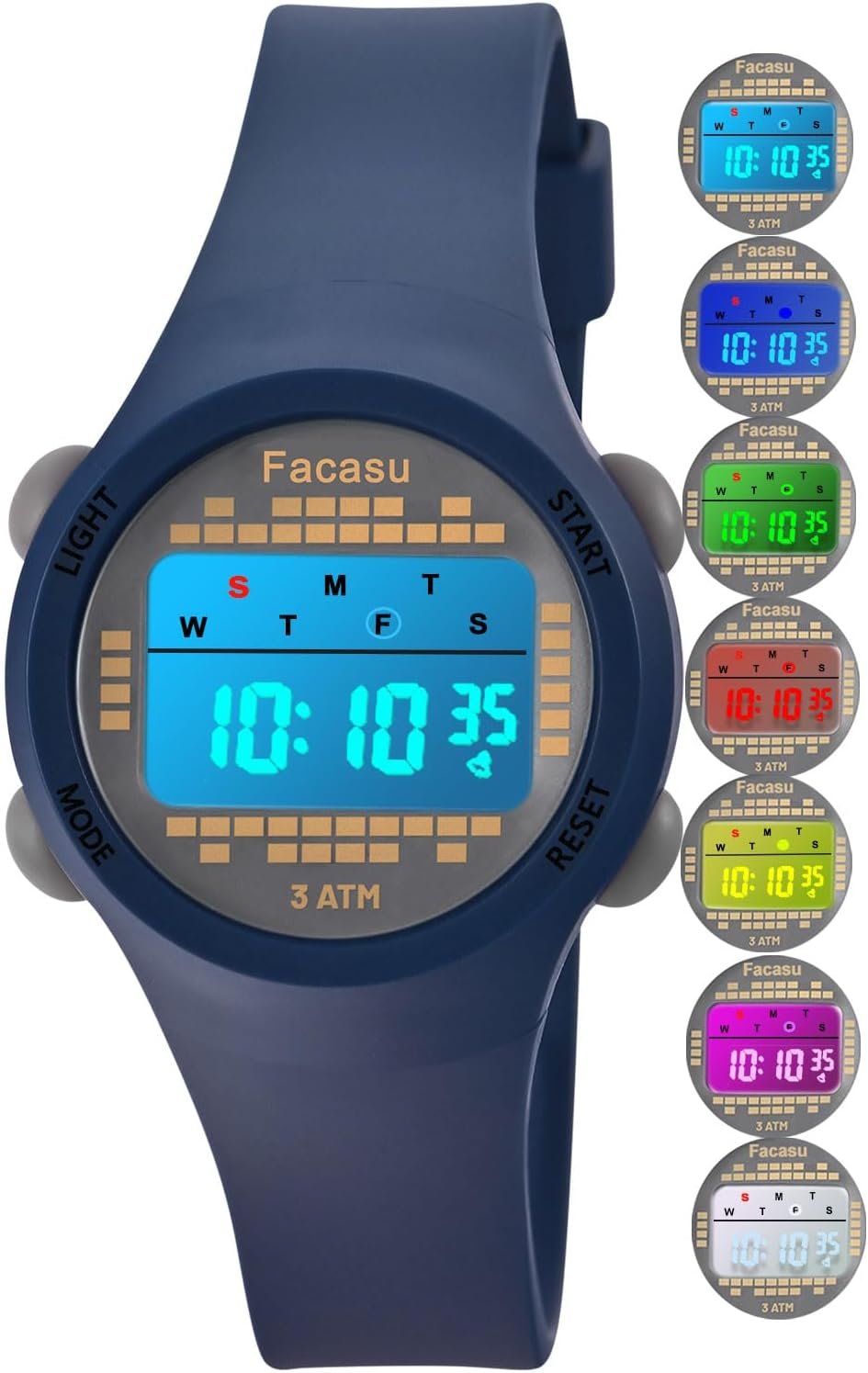 Kids Digital Watch for Girls Boys,Children's Waterproof Colorful Light UP Outdoor Sport Watch with Stopwatch Alarm-Kids Gifts for Girls Boys