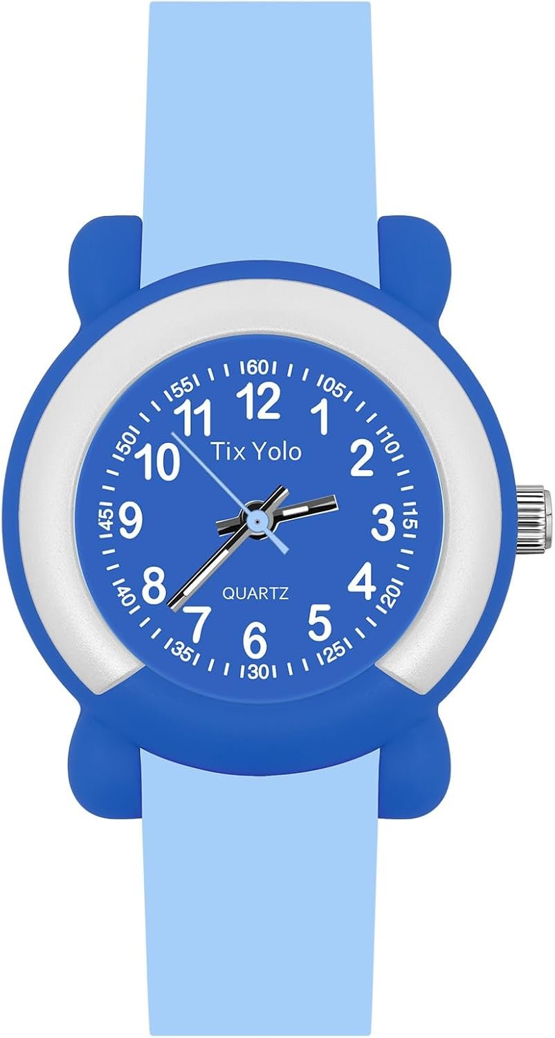 61joUieZz7L._AC_SL1500-1 Kids Watch for Girls Boys,50M Waterproof Accurate Timekeeping Children Learning Time Easy to Read Student Sports Outdoor Analog Watches for Kids Toddlers Ages 3-8