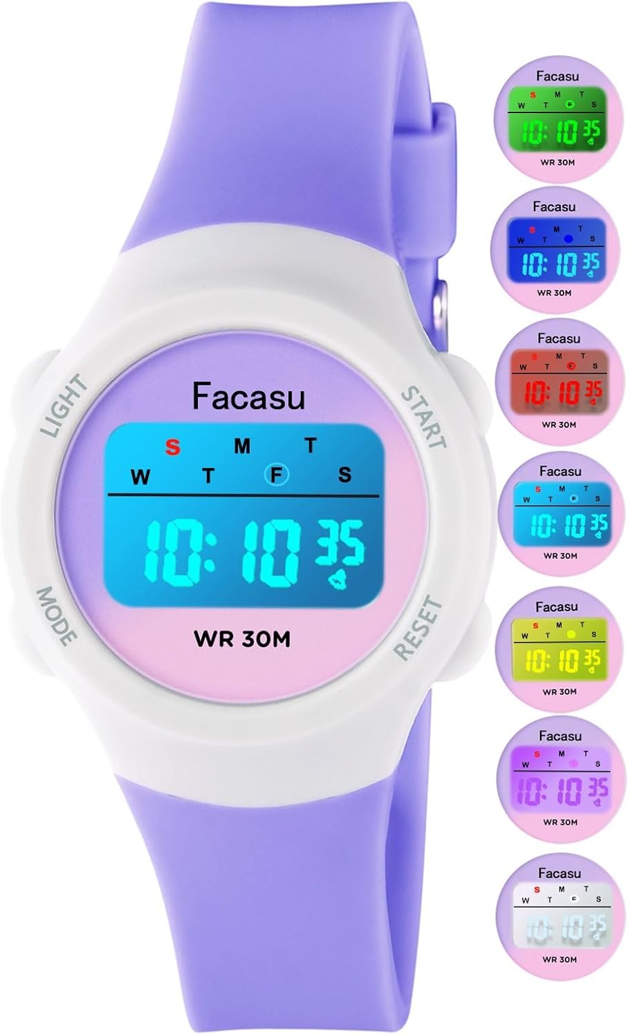 Kids Digital Watch for Girls Boys,Children's Waterproof Colorful Light UP Outdoor Sport Watch with Stopwatch Alarm-Kids Gifts for Girls Boys