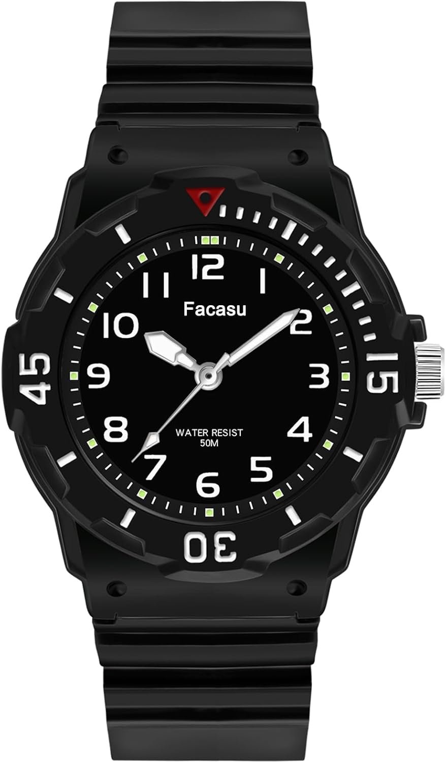 Kids Analog Watch for Boys Girls,50M Waterproof Children Quartz Soft Strap,Easy to Read Learn Time Watch for Kids Ages 3-12