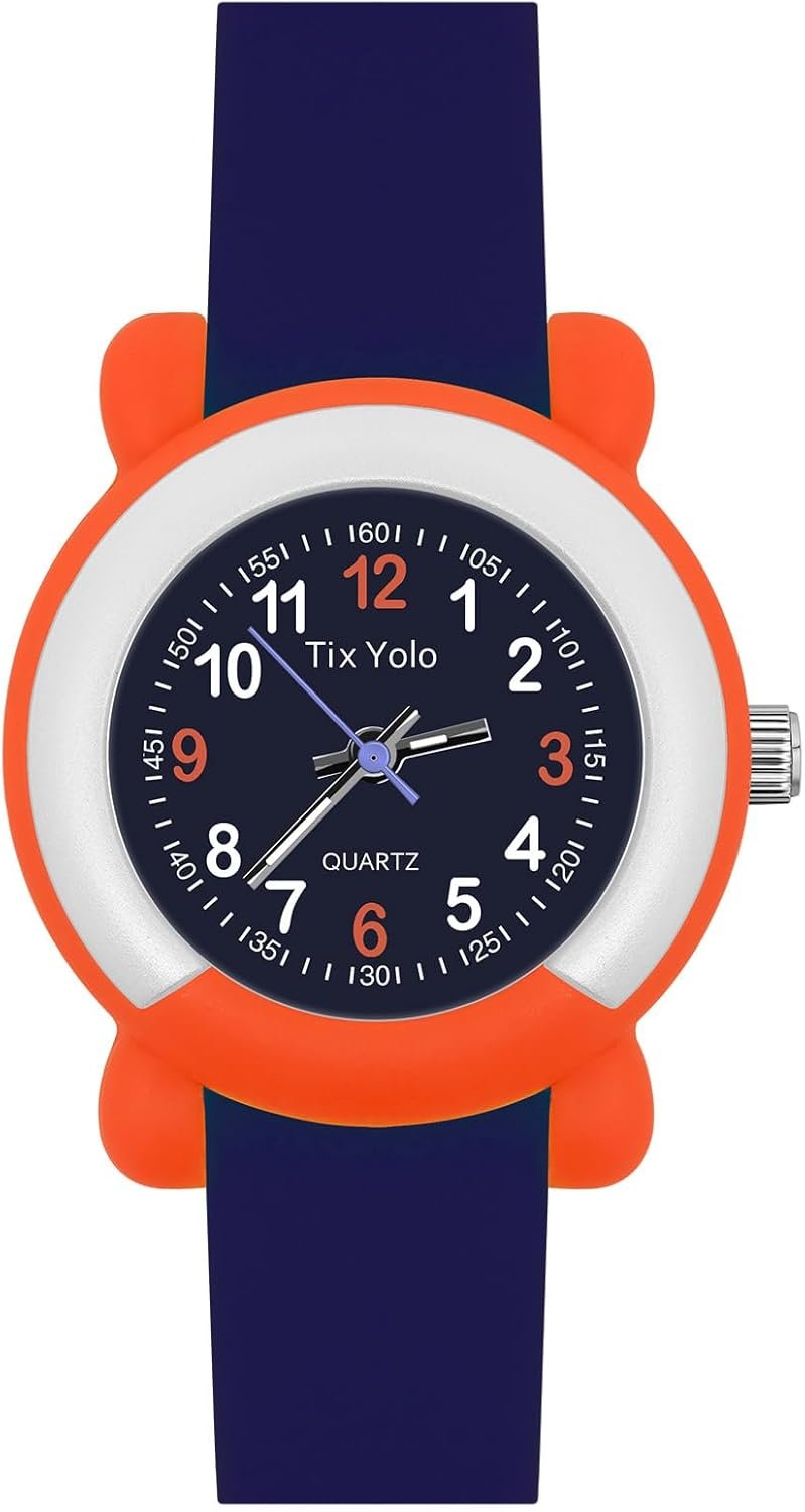 61oElt7eMNL._AC_SL1500-1 Kids Watch for Girls Boys,50M Waterproof Accurate Timekeeping Children Learning Time Easy to Read Student Sports Outdoor Analog Watches for Kids Toddlers Ages 3-8