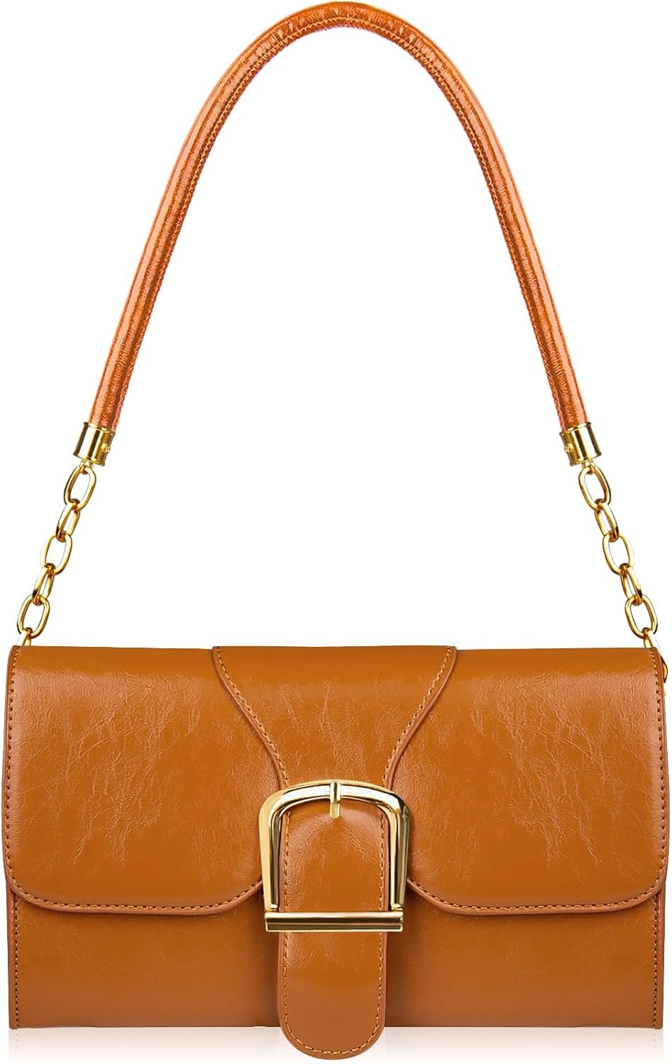 Shoulder Bag for Women, Cute Soft PU Leather Small Crossbody Purses Handbags, Trendy Underarm Bag Tote Purses for Women