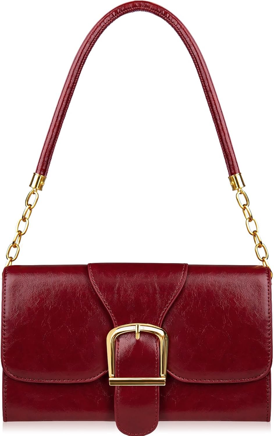 Shoulder Bag for Women, Cute Soft PU Leather Small Crossbody Purses Handbags, Trendy Underarm Bag Tote Purses for Women