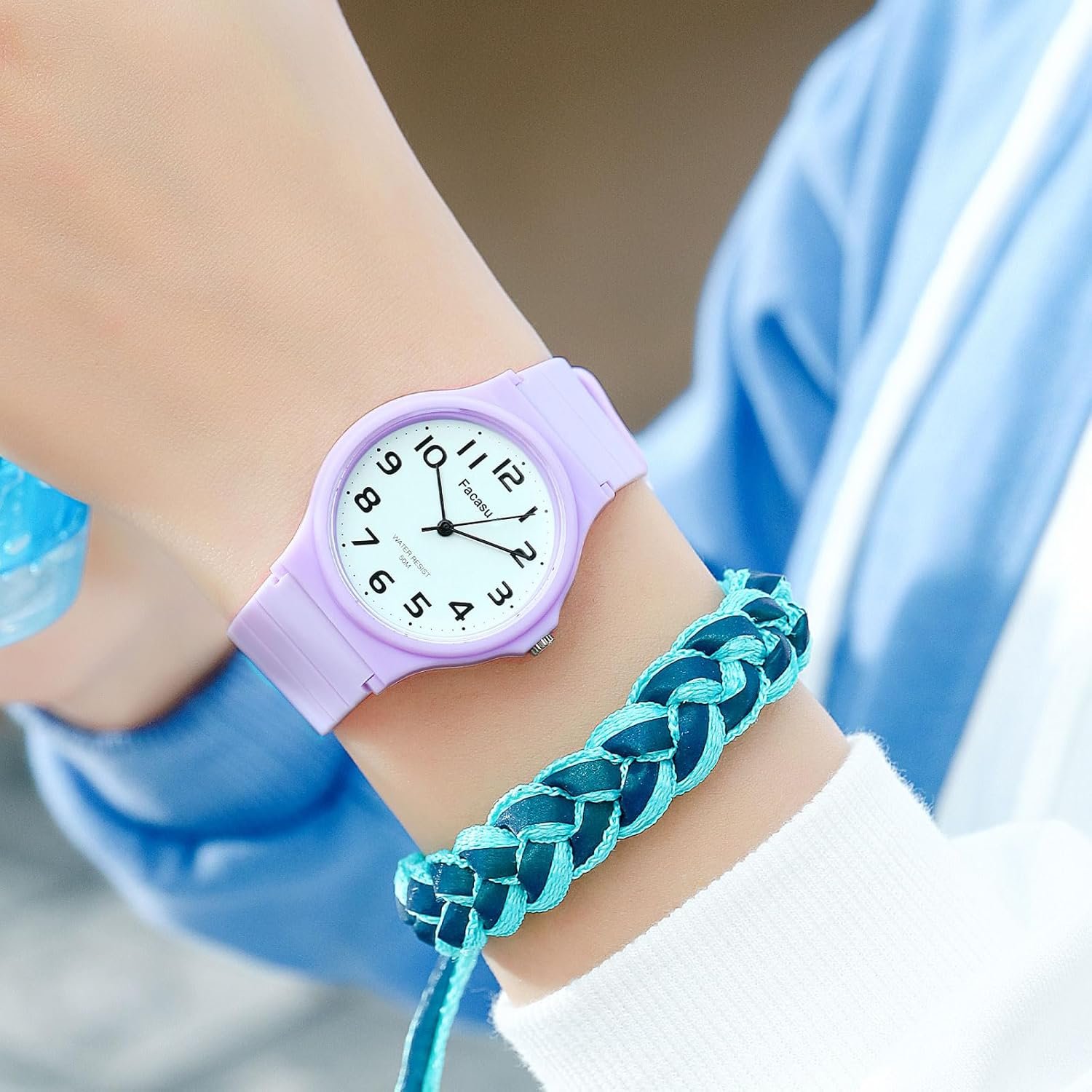 Analog Kids Watch for Boys Girls,50M Waterproof Children Quartz Soft Strap,Easy to Read Time Watch for Kids Girls Boys Ages 5-12