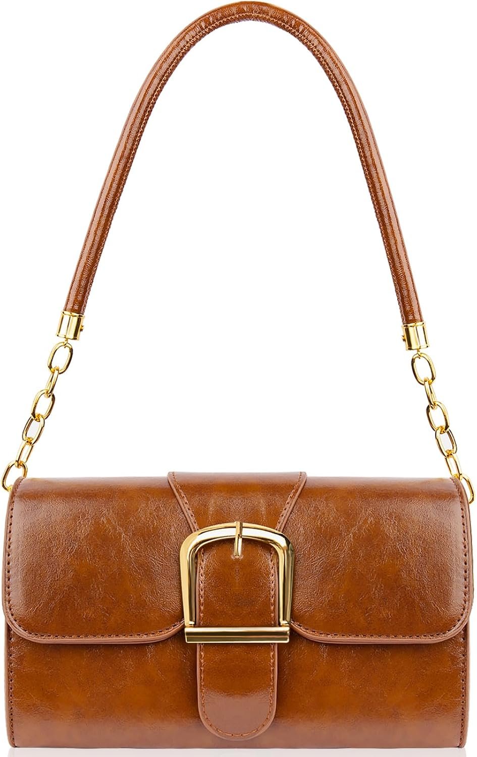 Shoulder Bag for Women, Cute Soft PU Leather Small Crossbody Purses Handbags, Trendy Underarm Bag Tote Purses for Women