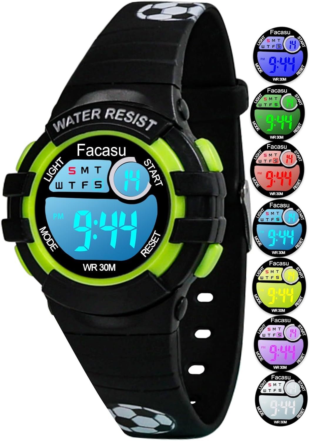 Kids Digital Watch for Girls Boys,Children's Waterproof Colorful Light UP Outdoor Sport Watch with Stopwatch Alarm-Kids Gifts for Girls Boys