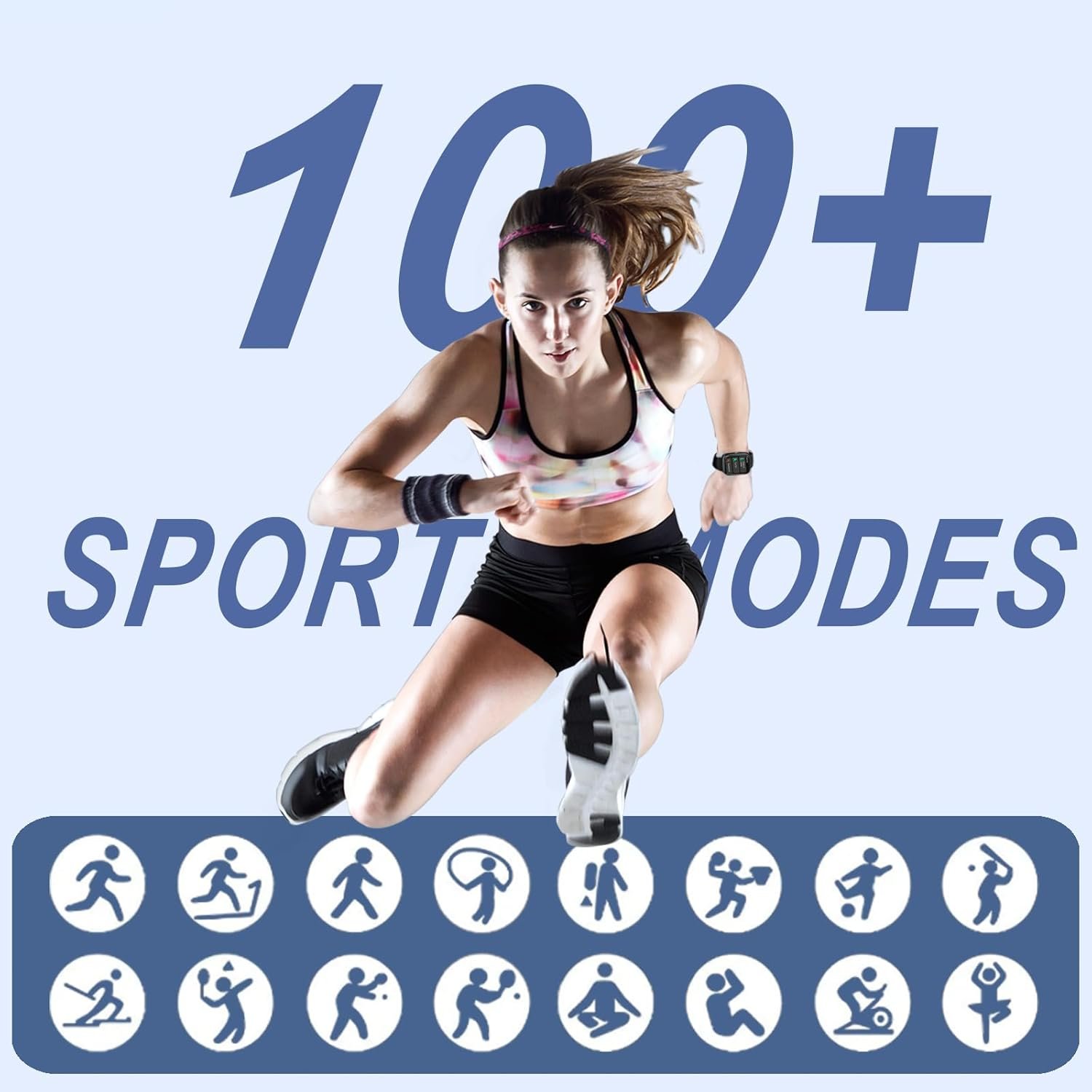 Smart Watch for Men Women, 1.91" Smartwatch (Answer/Make Call), Fitness Tracker with 100+ Sport Modes, IP68 Waterproof, Heart Rate/Sleep Monitor, Pedometer, Activity Tracker for Android iOS