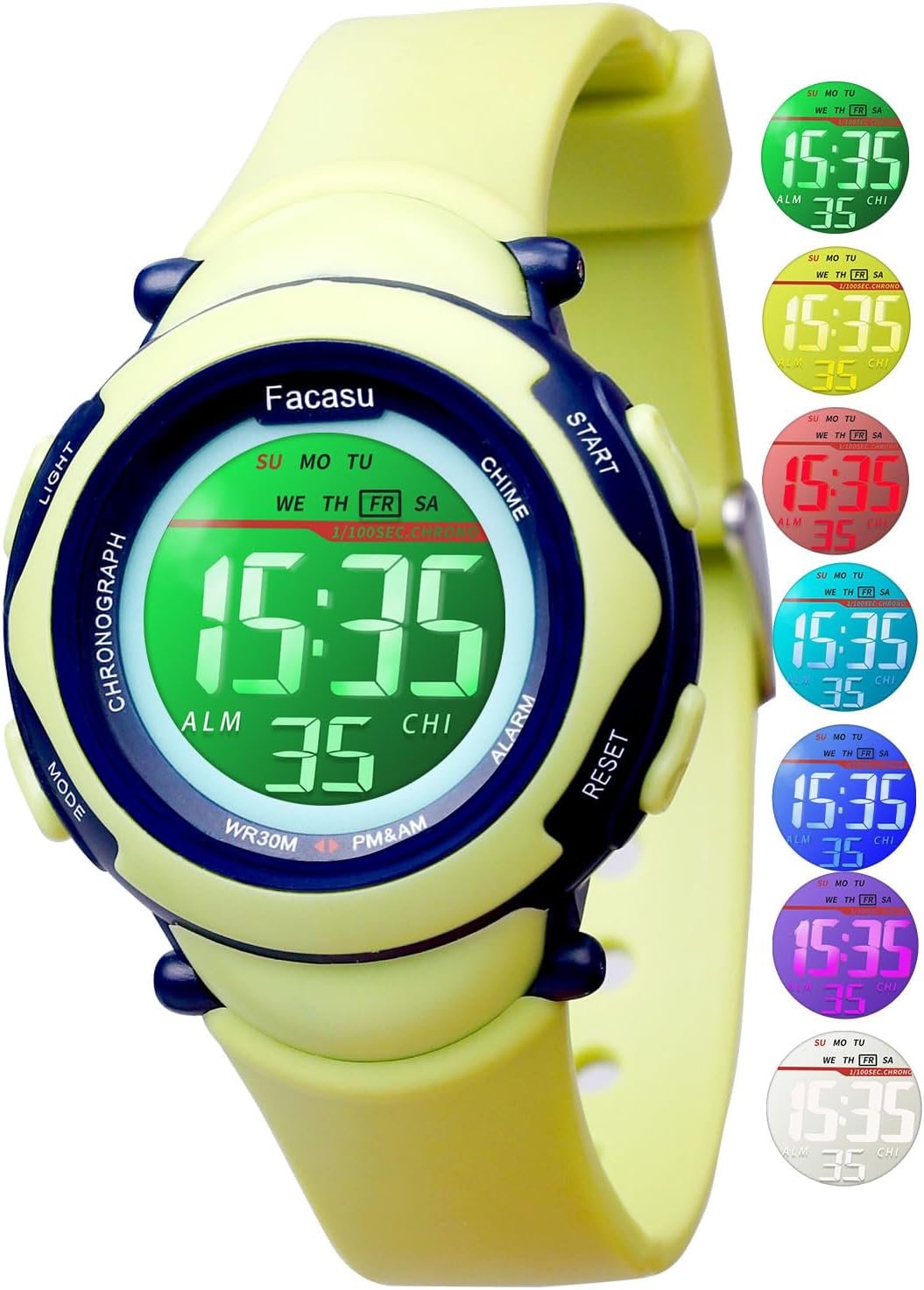 Kids Digital Watch for Girls Boys,Children's Waterproof Colorful Light UP Outdoor Sport Watch with Stopwatch Alarm-Kids Gifts for Girls Boys