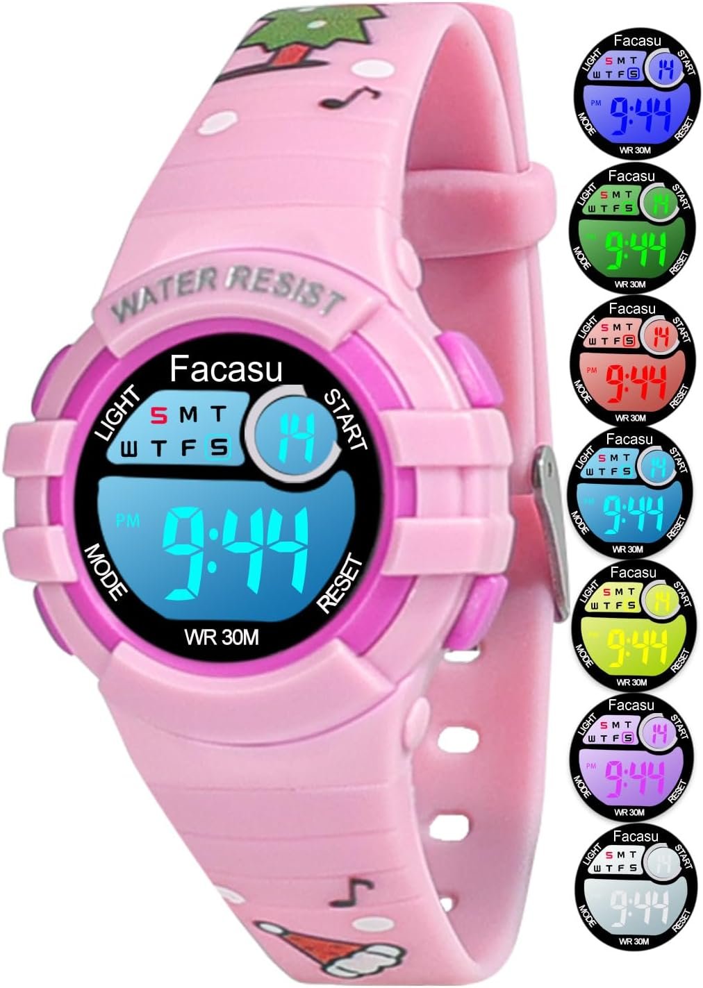 Kids Digital Watch for Girls Boys,Children's Waterproof Colorful Light UP Outdoor Sport Watch with Stopwatch Alarm-Kids Gifts for Girls Boys