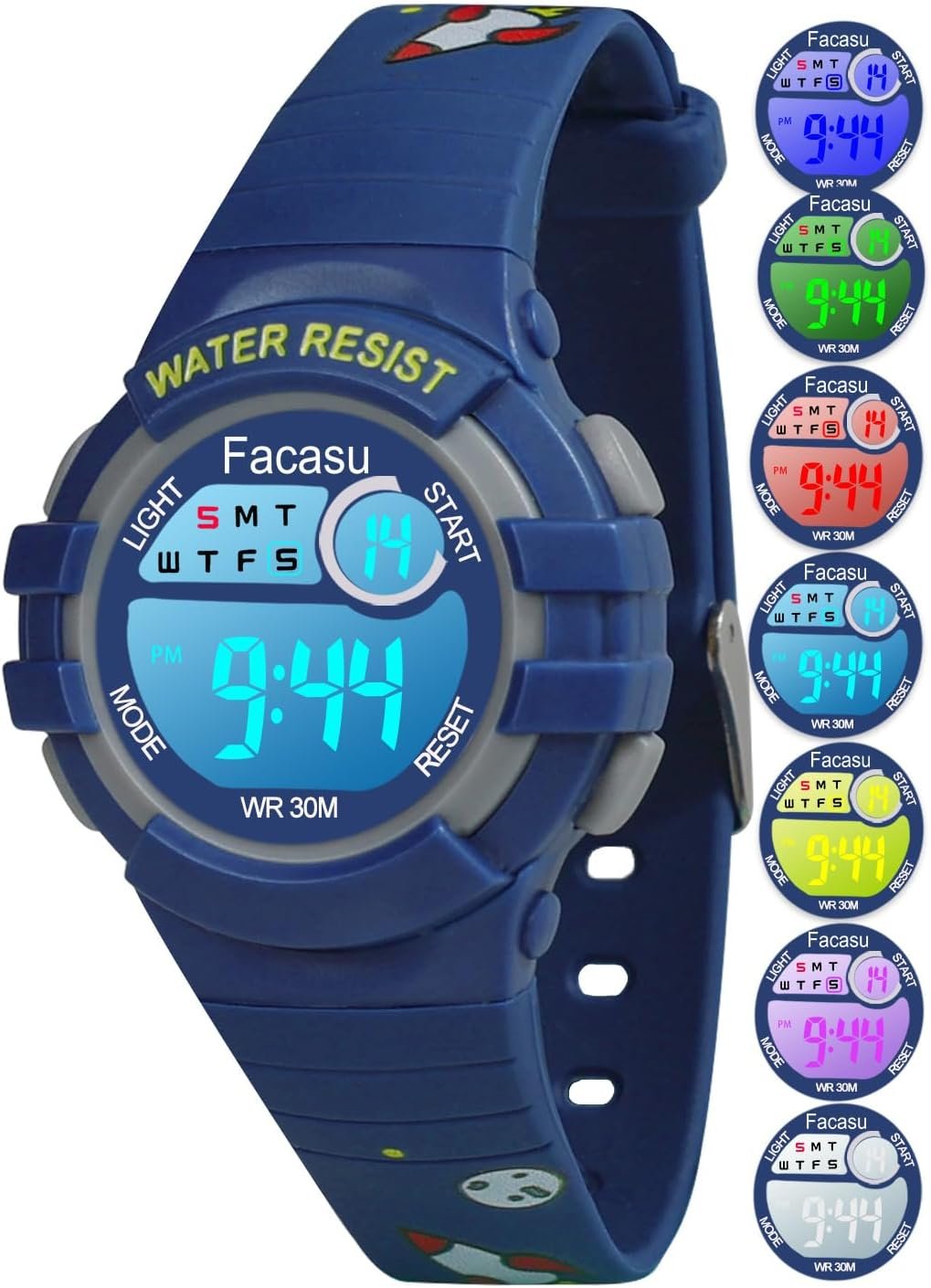 Kids Digital Watch for Girls Boys,Children's Waterproof Colorful Light UP Outdoor Sport Watch with Stopwatch Alarm-Kids Gifts for Girls Boys